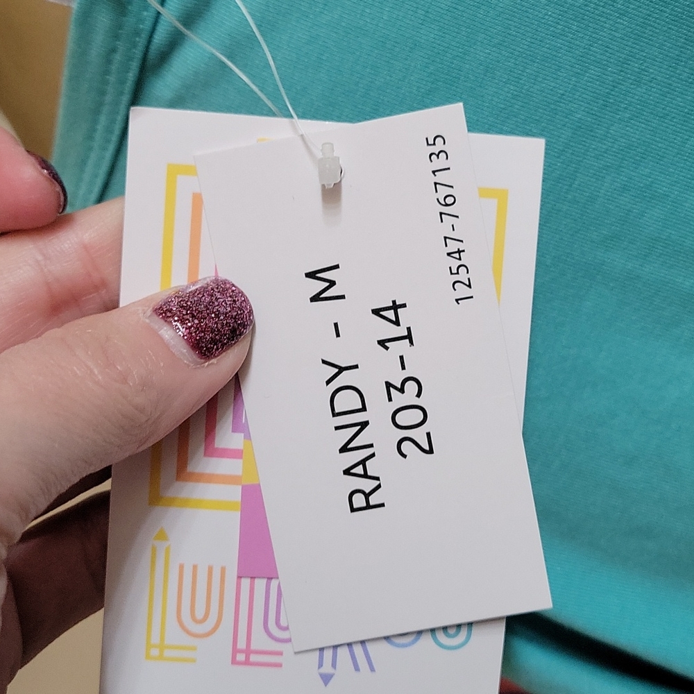 Lularoe Randy Raglan Tee!! NWT! - Picture 5 of 6